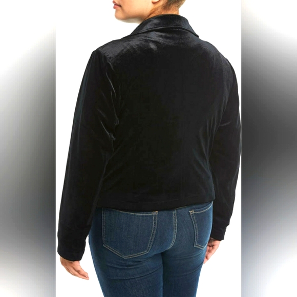 Bagatelle Plus Velvet Biker Jacket XL - Picture 4 of 5